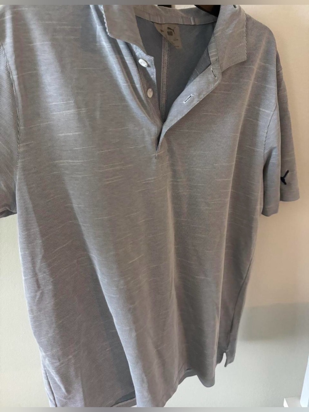 Men’s grey puma polo